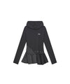 Tansanmagnesium Button Hood Layered One-Piece
