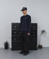 Tansanmagnesium Cross Appliqué Long Sleeve