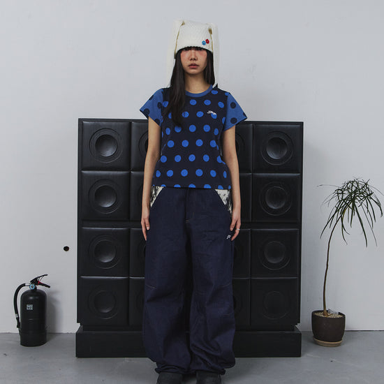 Tansanmagnesium Dot Pattern T-Shirt