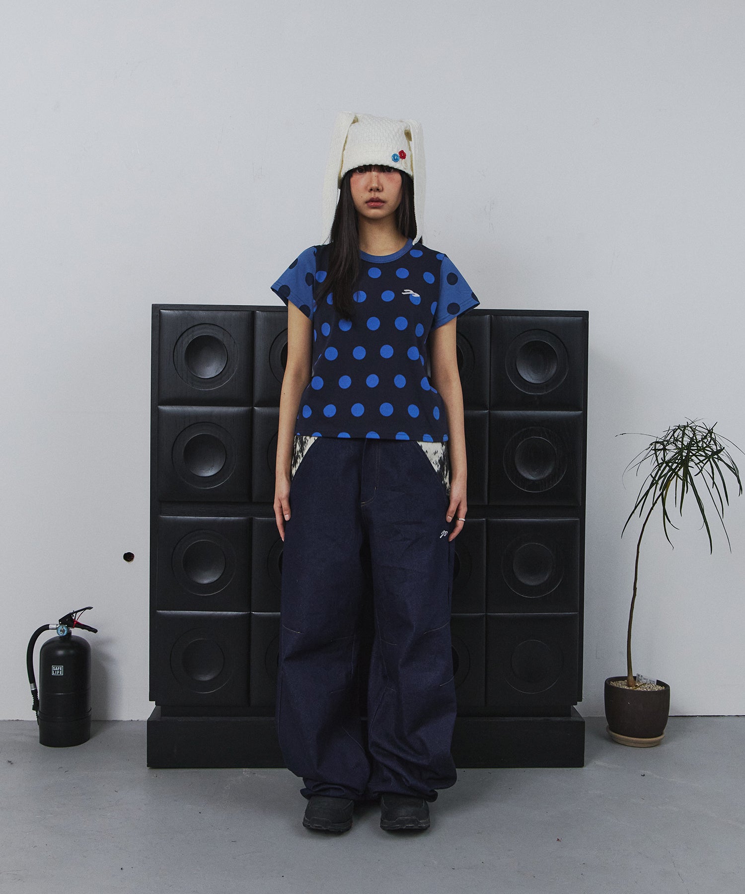 Tansanmagnesium Dot Pattern T-Shirt