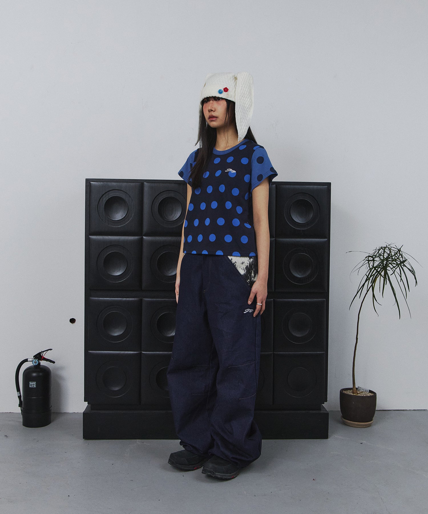 Tansanmagnesium Dot Pattern T-Shirt