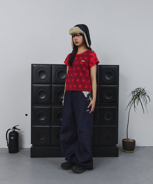 Tansanmagnesium Dot Pattern T-Shirt
