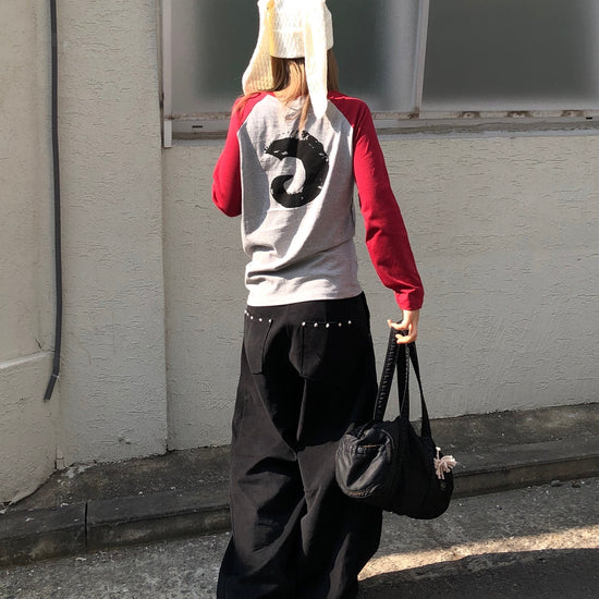 Tansanmagnesium (5/4 Pre-Order) Sullano x Tansanmagnesium Nagrang Horn Long Sleeve (Grey)