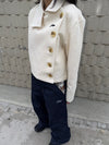 Tansanmagnesium Big Button High Neck Jacket