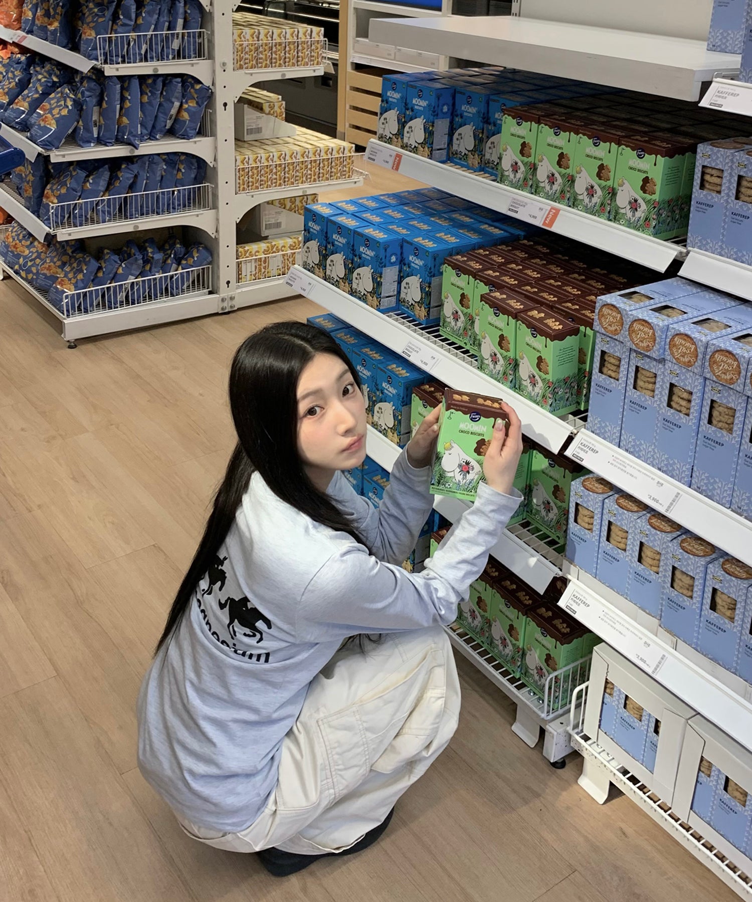 Tansanmagnesium Holse Rabbit Long Sleeve (Sky Blue)