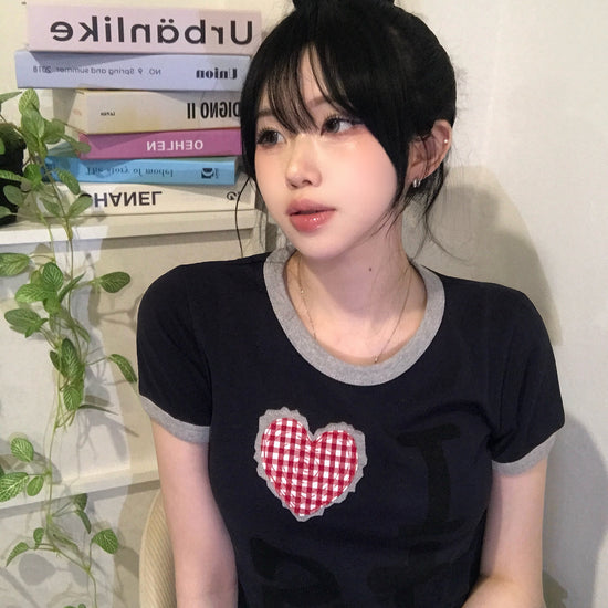 Tansanmagnesium Heart Ringer T-Shirt