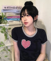 Tansanmagnesium Heart Ringer T-Shirt