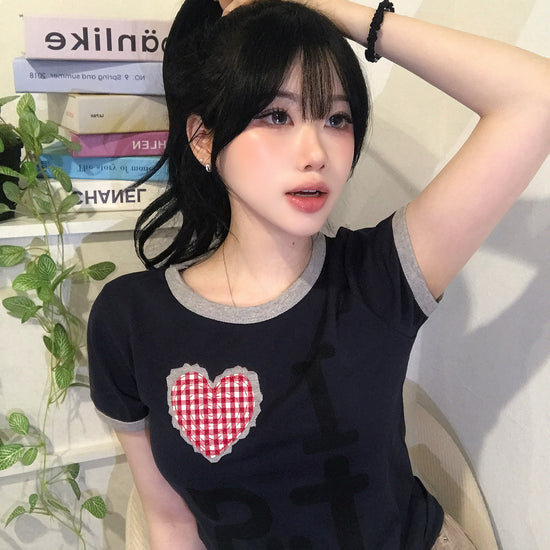 Tansanmagnesium Heart Ringer T-Shirt