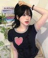 Tansanmagnesium Heart Ringer T-Shirt