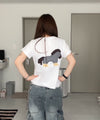 Tansanmagnesium (5/20 Pre-Order) Pony Appliqué T-Shirt (White)