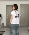 Tansanmagnesium (5/20 Pre-Order) Pony Appliqué T-Shirt (White)