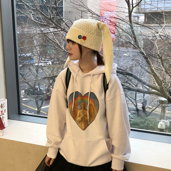 Tansanmagnesium Button Rabbit Beanie