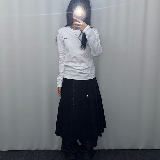 Tansanmagnesium (5/18 Pre-Order) Mountain Long Sleeve (White/Black)