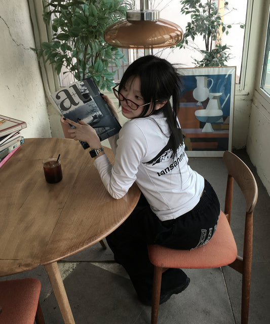Tansanmagnesium (5/18 Pre-Order) Mountain Long Sleeve (White/Black)