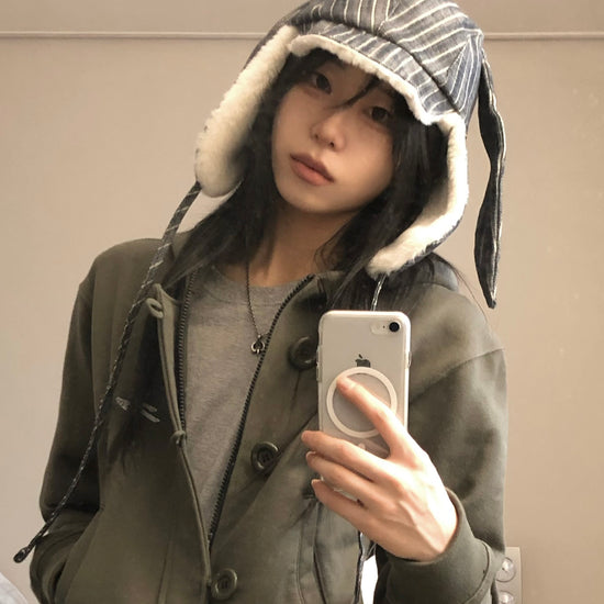 Tansanmagnesium Rabbit Trooper Hat