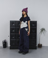 Tansanmagnesium (5/12 Pre-Order) Rabbit Button T-Shirt (Navy)