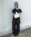 Tansanmagnesium (5/12 Pre-Order) Rabbit Button T-Shirt (Navy)