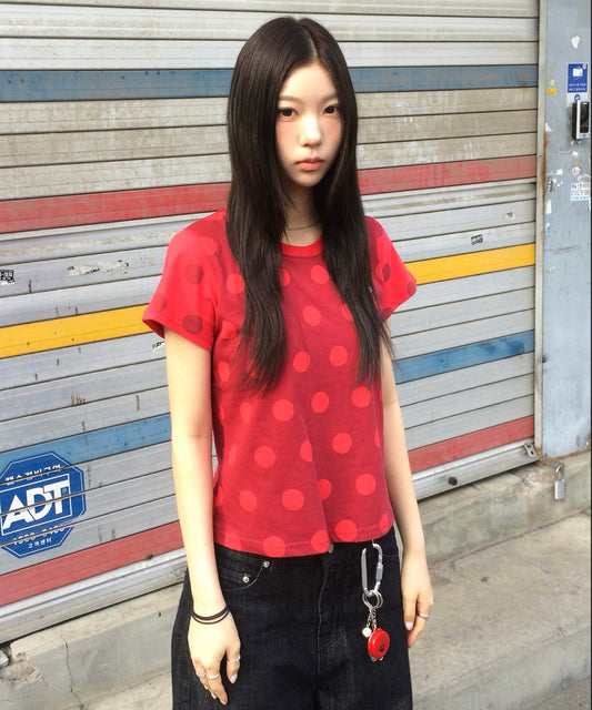 Tansanmagnesium Dot Pattern T-Shirt