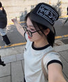 Tansanmagnesium (5/12 Pre-Order) Tansanmagnesium Appliqué Ringer T-Shirt (Ivory)