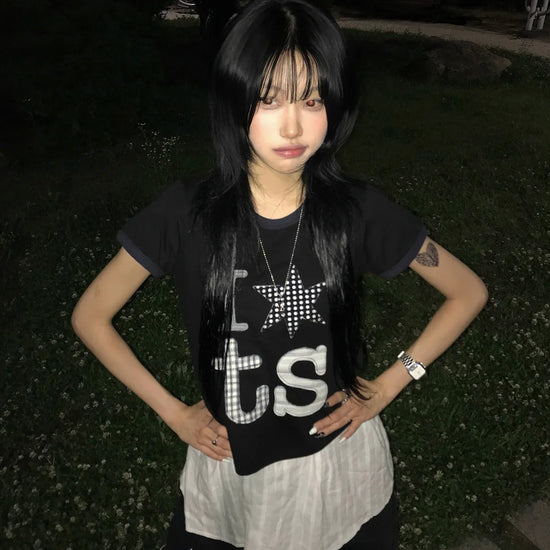 Tansanmagnesium (5/11 Pre-order Delivery) Ringer T-Shirt (Black)