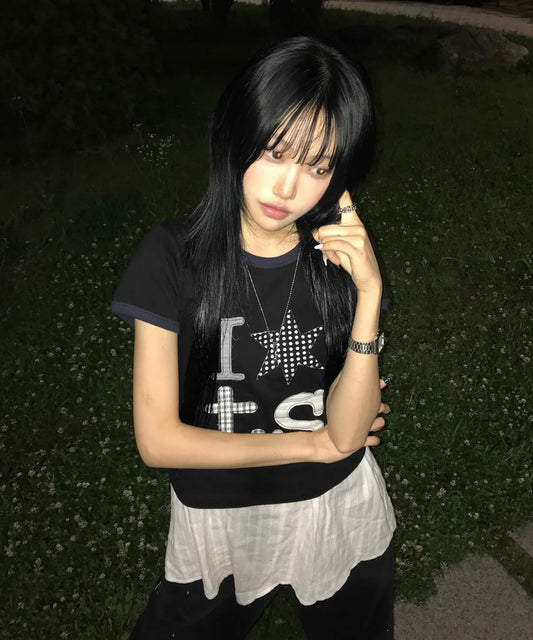 Tansanmagnesium (5/11 Pre-order Delivery) Ringer T-Shirt (Black)