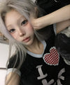 Tansanmagnesium Heart Ringer T-Shirt