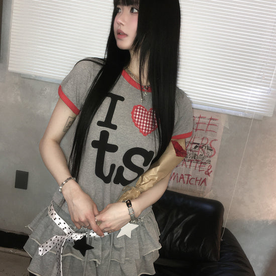 Tansanmagnesium Heart Ringer T-Shirt