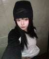 Tansanmagnesium Sullano x Tansanmagnesium Cross Stitch Leather Beanie