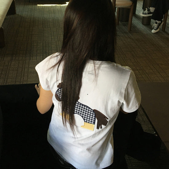 Tansanmagnesium (5/20 Pre-Order) Pony Appliqué T-Shirt (White)